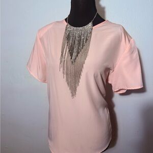 Elegant Light Pink Blouse